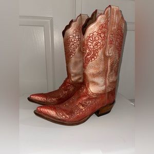 VINTAGE Lucchese Diva Boots